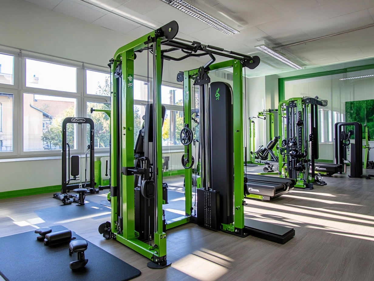 Зона для функціональних тренувань з різноманітним обладнанням для розвитку сили та координації